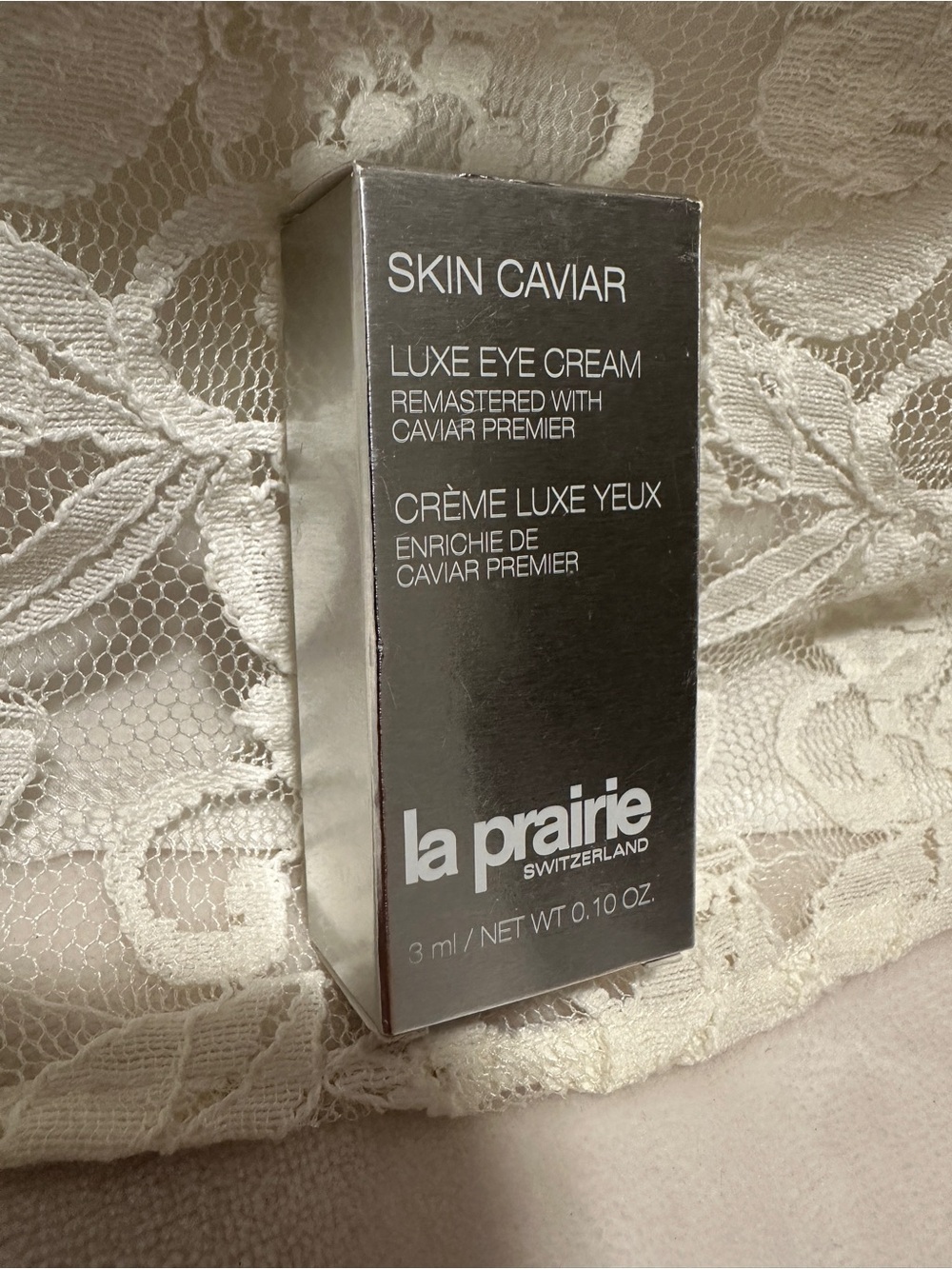 La Prairie Skin Caviar Luxe Eye Cream 3ml .10oz Caviar Premier New In Box